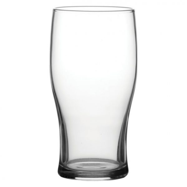 Tulip pint beer glass