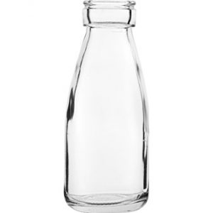 Small glass bottle vase/Cocktail bottle