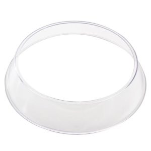 Plastic plate stacking ring