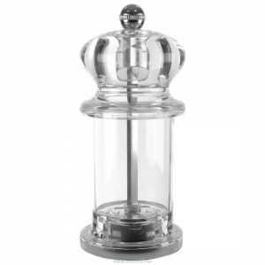 Acrylic clear salt and pepper mill