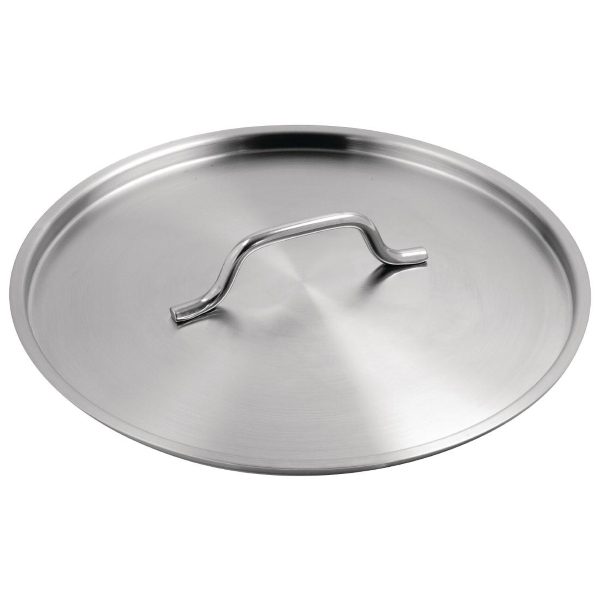 Stainless steel saucepan lid