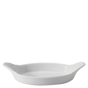 Classic White Oval Serving Dish 8.75"