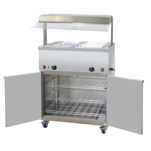 Small Hot Cupboard - Heated Gantry & Bain Marie